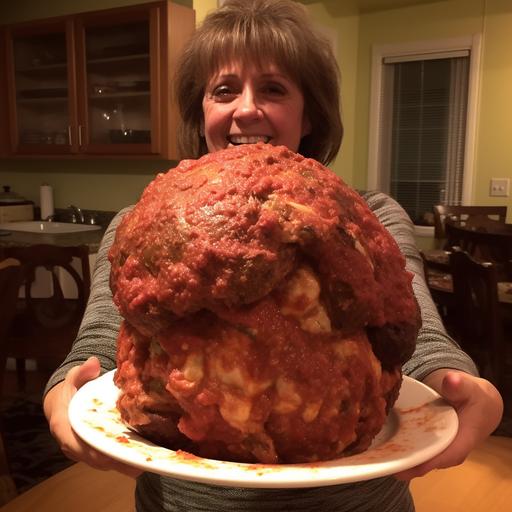 My mammoth meatball (merited Most Meaty and Mighty Munchy) might moulder, Mother! --v 5