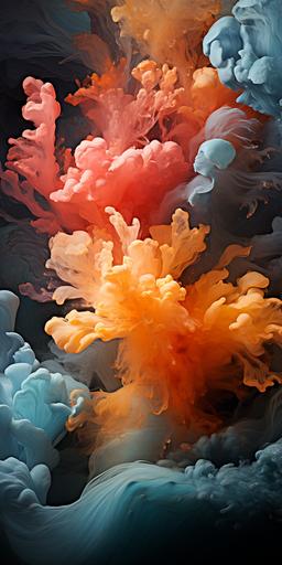 National geographic ocean photo, expolsion of colors, epic shineс, 8k resolution --ar 1:2 --s 750