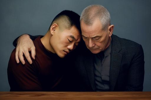 I worship this tenacity and the beautiful struggle we're in Love will not elude us, love is simple, Vietnamese gay men, photography by romina ressia, Ori Ghesrt, Artemisia Gentileschi, Hugo Boss, high quality photo, sharp focus, highly detailed, 16K, HD --v 5.1 --ar 3:2 --s 590 --q 5 --c 36 --no flamingo, female