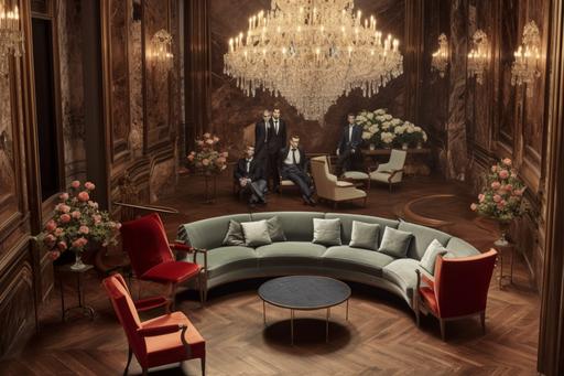 interior of Bolshoi opera house with diorite and velvet in saigon , stunningly beautiful super luxury furniture , photography by Romina Ressia, Bruce Weber, Sheila Rock, 16K, HD --ar 3:2 --v 5.1 --q 5