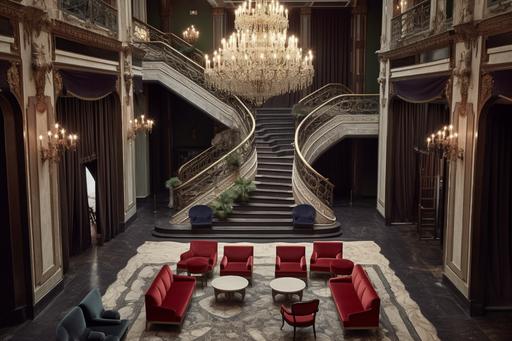 interior of saigon opera house with diorite and velvet in saigon , stunningly beautiful super luxury furniture , photography by Romina Ressia, Bruce Weber, Sheila Rock, 16K, HD --ar 3:2 --v 5.1 --q 5