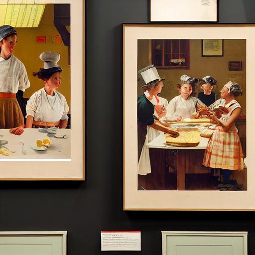 Norman Rockwell painting at auction titled 
