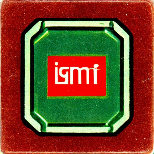 A logo of a glass computer chip with printed circuitry in red and green , a logo with the letters ISPM in green on a red background, surmounted by a perspective brain to symbolize intellect and scientific research , a logo with a DNA-shaped spiral in green and red, symbolizing innovation and progress in the fields of computing and science , a logo with a mountain in perspective in red and green, symbolizing the ascent to new knowledge in the fields of computing and science , a logo with a perspective globe in green and red, symbolizing the importance of international education in computing and science.