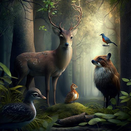 One bright morning, the animals of the Enchanted Forest received an invitation to a special event.