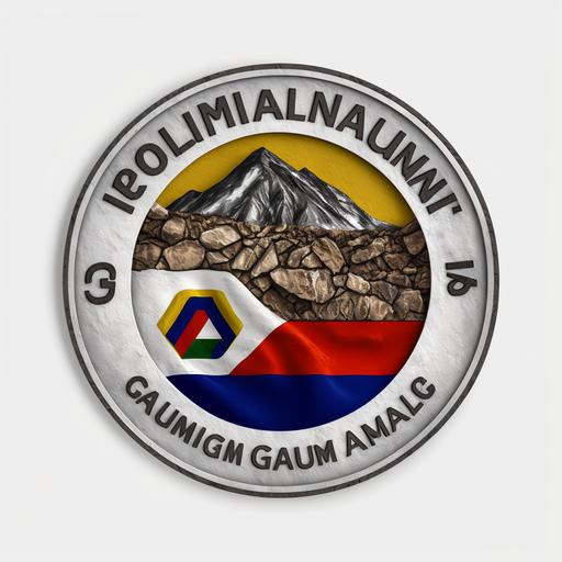 PGM, mining heritage, white background, geological heritage, Colombia, corporative logo,metallurgical heritage