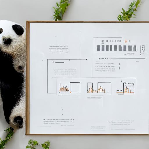 Pandas delivering powerpoint presentation