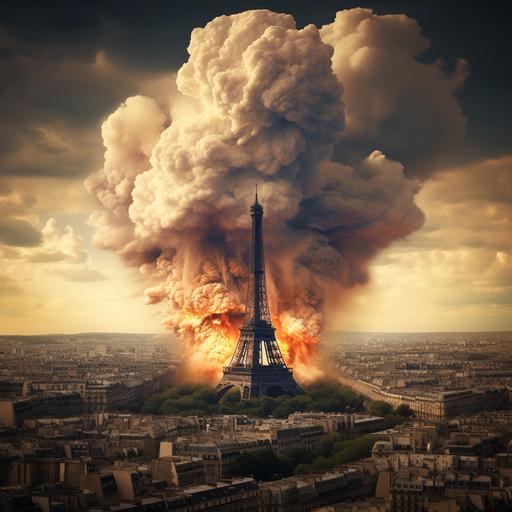 Paris getting nuked