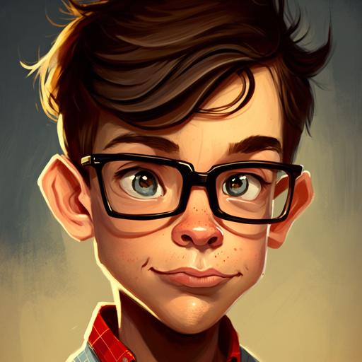 smart funny boy comic profile picture