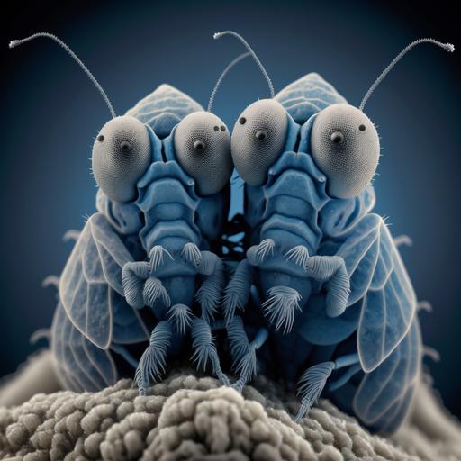 funny bugs, electron microscope photography hd, ultra detailed, 8K