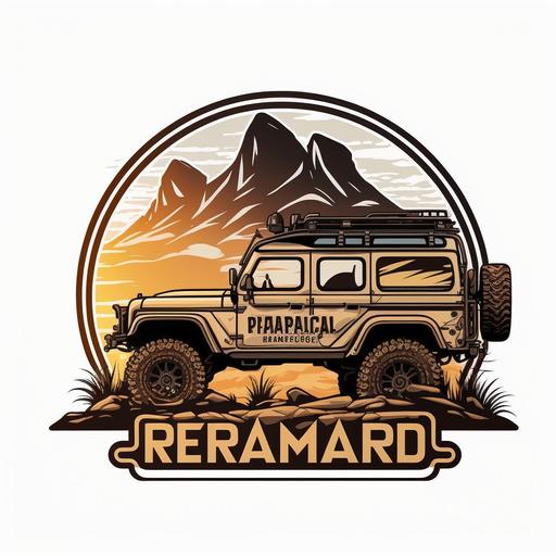 Premium Vector, Offroad logo, adventures car logo