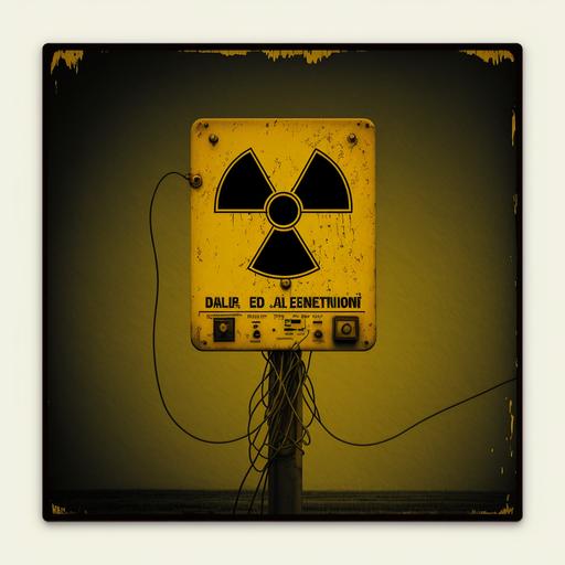 Radiation alert yellow sign 2k