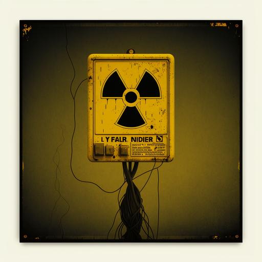 Radiation alert yellow sign 2k