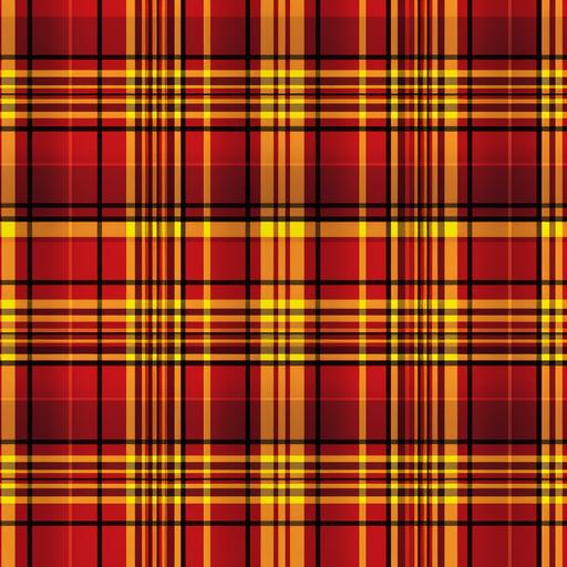 Red and Yellow Plaid Pattern