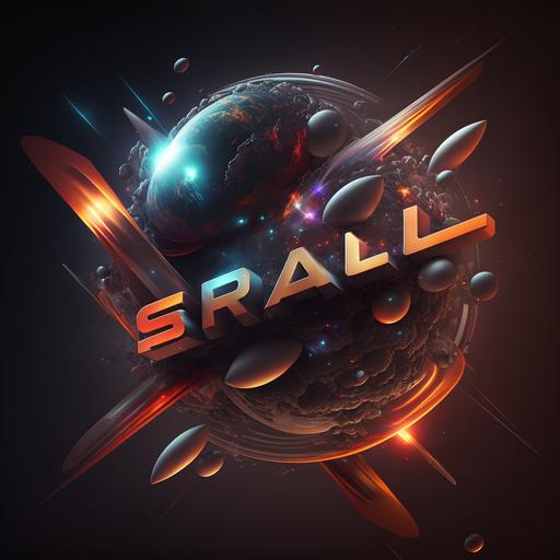 SPINBALL 3d logo,3d logo spins around planet, logo name is spinball, 3d composition in space, mars atmosphere, depth of field, abstract elements, 3d sport elements, 3d casino elemens, behance 3d, rockets, smoky planets, cosmic lights, colorful, composition, color balance