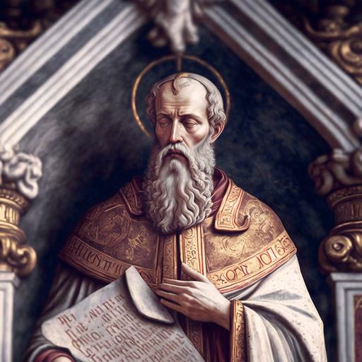 Saint Athanasius of Alexandria, photo CGI, VFX, SFX, Finely Detailed, Realistic, Cinematic Composition, Photorealistic, Cinematic, Highly Detailed, Ultra Detail, 8k, HDR, Cinematic Lighting, Depth of Field, Photorealistic, Highly Intricate, Ultra HD, Ultra Detail, --v 4 --q 2