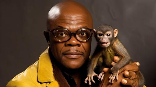 Samuel L. Jackson: That is it, i have had it with these Monkey Quokka Snakes, on this Monday through Friday Plane! --s 90 --c 1 --ar 16:9 --v 5.1