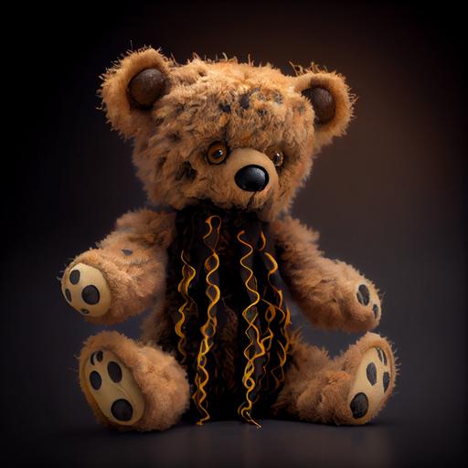 Scary alive teddy bear toy with tentacles --upbeta --v 4 --q 2