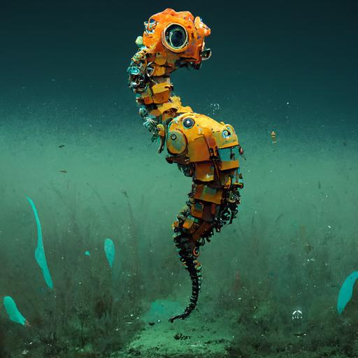 Seahorse robot