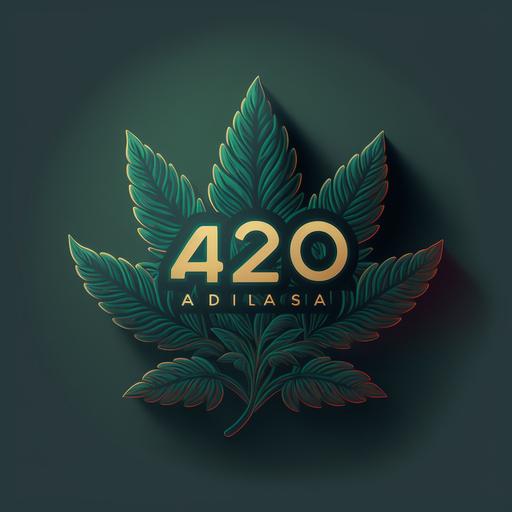 A 420 logo for a podcast with nice colours