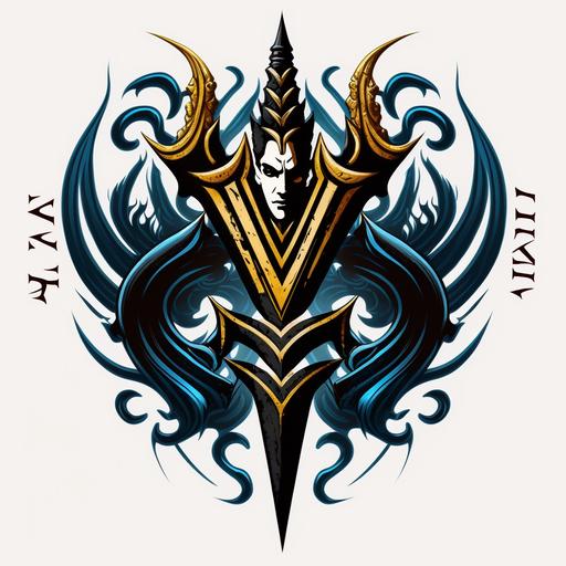 Shiva’s trident vector logo