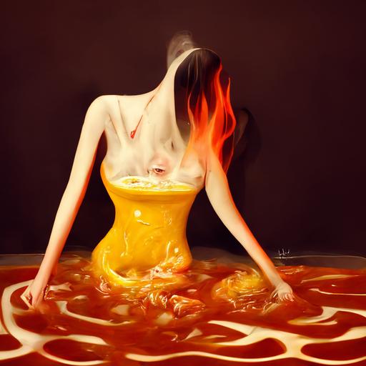 soul soup, caution: hot
