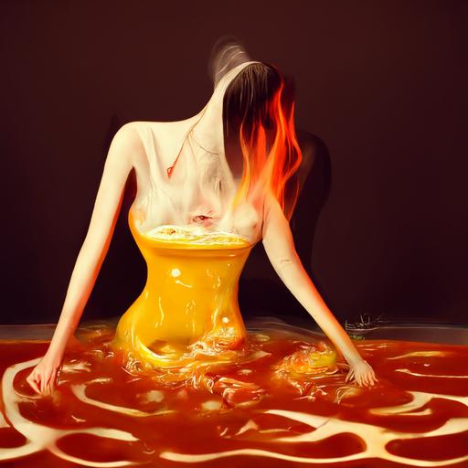 soul soup, caution: hot