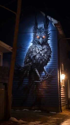 So I'm walking home late at night heading back from the bar and I come across this Cat Owl Dragon perched on my neighbor's fence, it just stared at me from up high, I thought for sure I was done for, then it asked, 