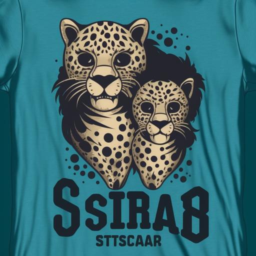 Soccer Sister Leopard Funny Soccer Sister Shirt Mother's Day T-Shirt