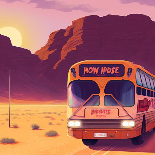 Someone at Midjourney is a fan of Desert Bus for Hope and I'm here for it --v 4