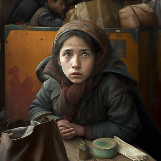 Sorting, Central Asians, migrants, bazaar, crime, the girl is dissatisfied, the girl is not satisfied