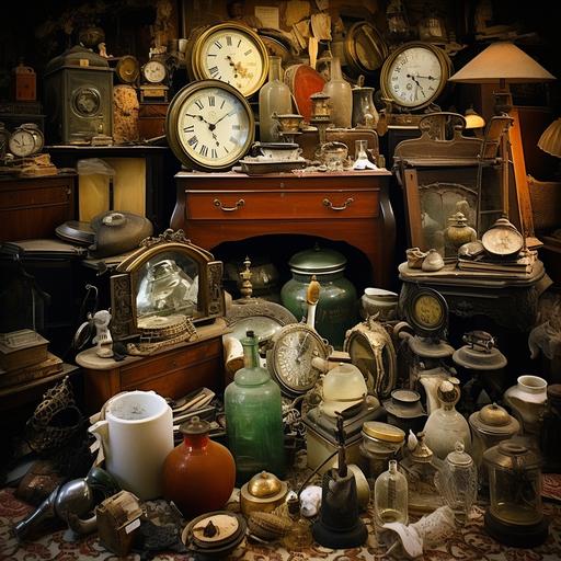 Sorting, the next step, is a delicate moment. It is a question of distinguishing between valuables, those to give, recycle or throw away. This phase requires great attention and a thorough knowledge of the antique and flea market.