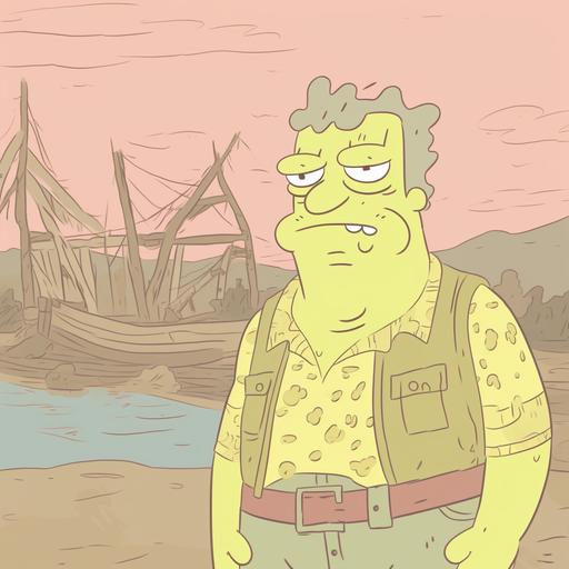 SpongeDan, the washed-up redneck cousin of Spongebob --style 3Wso7KucYo