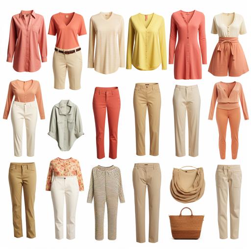 Spring Capsule Wardrobe (Late March to Late June): Transition Date: Late March Tops: Coral T-Shirt Peach Button-Down Shirt Bottoms: Light Olive Chinos Tan Jeans Outerwear: Light Yellow Sweater Shoes: Casual Sneakers in a neutral color Tan Loafers Summer Capsule Wardrobe (Late June to Late September): Transition Date: Late June Tops: Red T-Shirt Bright Yellow Polo Shirt Bottoms: Khaki Chinos Beige Shorts Outerwear: Orange Sweater (for cooler evenings) Shoes: Casual Sneakers in a neutral color Loafers in a light shade Fall Capsule Wardrobe (Late September to Late December): Transition Date: Late September Tops: Maroon Button-Down Shirt Burnt Orange Polo Shirt Bottoms: Dark Brown Chinos Olive Green Jeans Outerwear: Mustard Yellow Sweater Olive Green Blazer Shoes: Casual Sneakers in a dark color Dark Brown Oxfords Winter Capsule Wardrobe (Late December to Late March): Transition Date: Late December Tops: Burgundy T-Shirt Dark Yellow Button-Down Shirt Bottoms: Charcoal Chinos Dark Olive Jeans Outerwear: Rust Sweater Charcoal Blazer Shoes: Dark Casual Sneakers Black Oxfords