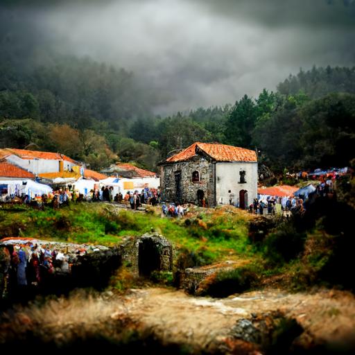 verin, galicia, spain, high res, photo realistic, fiestas