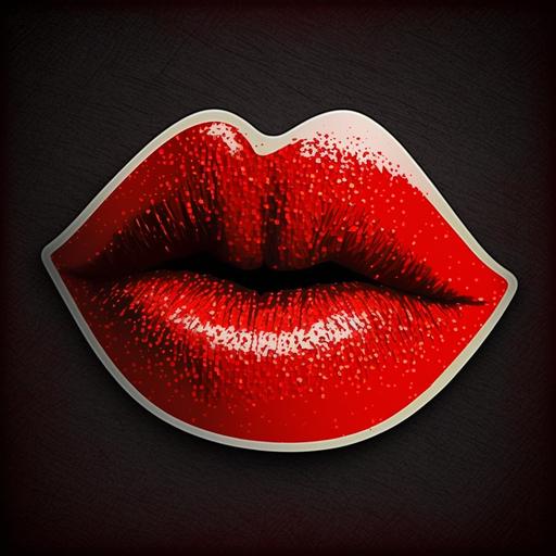 Sticker , lips