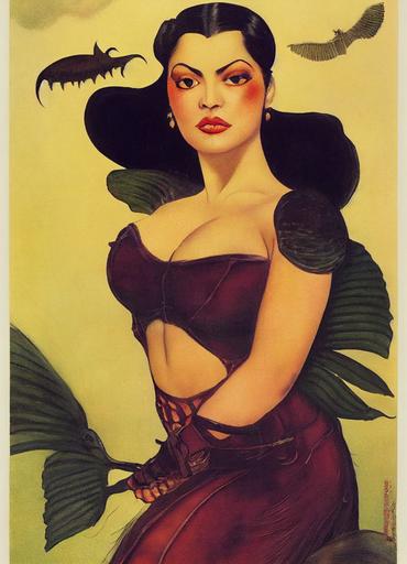 Stunning Aria Giovanni as a Flapper, searching for Dagon in Chicago in 1920, by Frank Frazetta, by Frida Kahlo, by Hayao Miyazaki, by H.R. Giger, by Tony Diterlizzi, Magazine, Newspaper, Newsprint, Comic Book, Poster, Cinematic, Dramatic, Dichromatism, High Contrast, 4D, 32k, VGA, Lonely, Natural Lighting, OLED, Cinematic Lighting, Volumetric Lighting, Cracks, Dirty, insanely detailed and intricate, hypermaximalist, elegant, ornate, hyper realistic, super detailed, Cthulhu nightmares --test --creative --w 1344 --h 1920