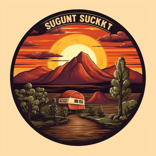Sukkort High Desert trailer Camping Logo