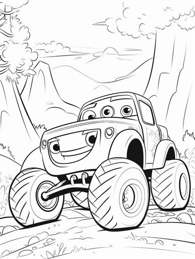 Super Adorable cute small [what you need here for example monster truck] line art coloring book page, rendered by Pixar, fairytale, energetic, playful, incredibly high detail, 16k, gorgeous, ultra-wide angle. Super Adorable little [animal name] line art coloring book page, black and white, sweet smile, character full body, so cute, excited, bright eyes, shiny and fluffy, fairytale, energetic, playful, incredibly high detail, 16k, octane rendering, gorgeous, ultra wide angle. Super Adorable [for example : astronut space] line art coloring book page, black and white, sweet smile, character full body, so cute, excited, bright eyes, shiny and fluffy, fairytale, energetic, playful, incredibly high detail, 16k, octane rendering, gorgeous, ultra wide angle. Super Adorable cute small race car line art coloring book page, rendered by pixar, fairytale, energetic, playful, incredibly high detail, 16k, gorgeous, ultra wide angle --ar 3:4 --v 5.0 --s 50