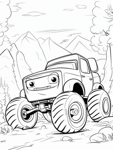 Super Adorable cute small [what you need here for example monster truck] line art coloring book page, rendered by Pixar, fairytale, energetic, playful, incredibly high detail, 16k, gorgeous, ultra-wide angle. Super Adorable little [animal name] line art coloring book page, black and white, sweet smile, character full body, so cute, excited, bright eyes, shiny and fluffy, fairytale, energetic, playful, incredibly high detail, 16k, octane rendering, gorgeous, ultra wide angle. Super Adorable [for example : astronut space] line art coloring book page, black and white, sweet smile, character full body, so cute, excited, bright eyes, shiny and fluffy, fairytale, energetic, playful, incredibly high detail, 16k, octane rendering, gorgeous, ultra wide angle. Super Adorable cute small race car line art coloring book page, rendered by pixar, fairytale, energetic, playful, incredibly high detail, 16k, gorgeous, ultra wide angle --ar 3:4 --v 5.0 --s 50