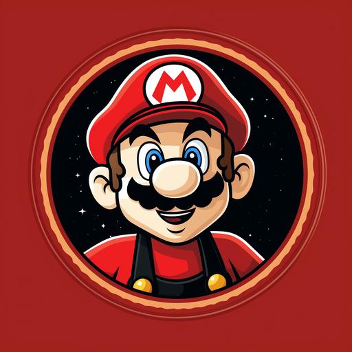 Super Mario Odyssey circle logo