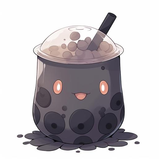 Sure! A boba tea variant of the Pokémon Polteageist could be called BobaTeageist. This Pokémon would have a teapot-shaped body just like Polteageist but with a playful twist. Instead of being filled with tea, its teapot body would be filled with colorful and bubbly boba tea. - Type: Ghost/Water - Height: 1'08 - Weight: 5.6 lbs - Abilities: Bubble Brew (Similar to Polteageist's ability, Cursed Body, but it affects Water-type moves) BobaTeageist would have a mischievous personality and love to play pranks on trainers by spilling boba tea bubbles around. It would also be known for its unique move called Bubble Burst, which sprays a burst of boba tea bubbles at the opponent, causing a combination of Ghost and Water-type damage. Its appearance would feature different flavors of boba tea inside its transparent teapot body, giving it a colorful and unique appearance for every individual BobaTeageist. --niji 5