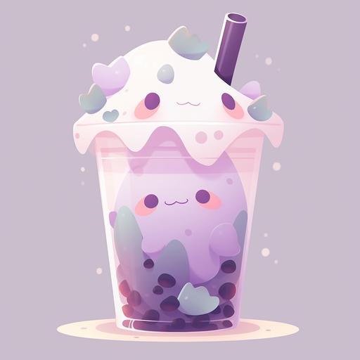 Sure! A boba tea variant of the Pokémon Polteageist could be called BobaTeageist. This Pokémon would have a teapot-shaped body just like Polteageist but with a playful twist. Instead of being filled with tea, its teapot body would be filled with colorful and bubbly boba tea. - Type: Ghost/Water - Height: 1'08 - Weight: 5.6 lbs - Abilities: Bubble Brew (Similar to Polteageist's ability, Cursed Body, but it affects Water-type moves) BobaTeageist would have a mischievous personality and love to play pranks on trainers by spilling boba tea bubbles around. It would also be known for its unique move called Bubble Burst, which sprays a burst of boba tea bubbles at the opponent, causing a combination of Ghost and Water-type damage. Its appearance would feature different flavors of boba tea inside its transparent teapot body, giving it a colorful and unique appearance for every individual BobaTeageist. --niji 5 --style expressive