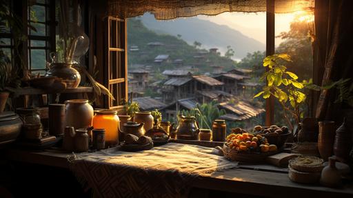 Textures, Insanely Beautiful rice paper covered window, stunning natural beauty, beautiful cinematic lighting, HDR --ar 16:9 --upbeta --s 250