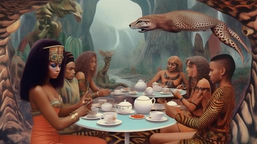 The Cosmic Arrow Cafe::6 Beyond Neptune's orbit, an Afrofuturist coffee shop named 