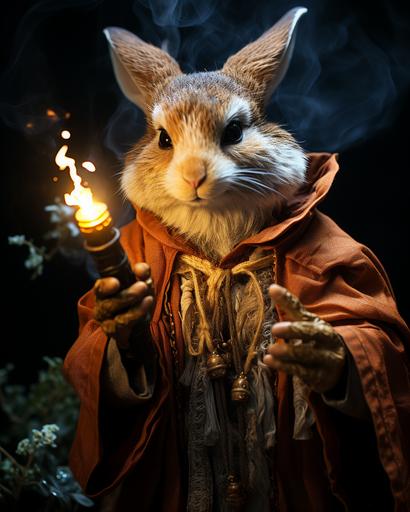 The Solthwizard conjures up every part of his body into a different animal, transformation into a mystical mythical creature, Wolpertinger Sloth Wizard, funny magical aesthetic --s 600 --c 30 --ar 8:10