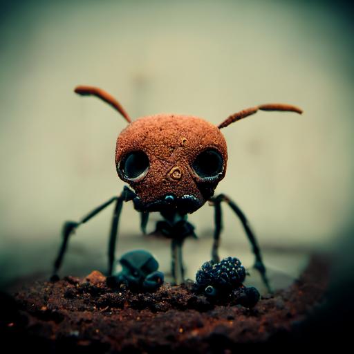 The last day of the life of one sad ant