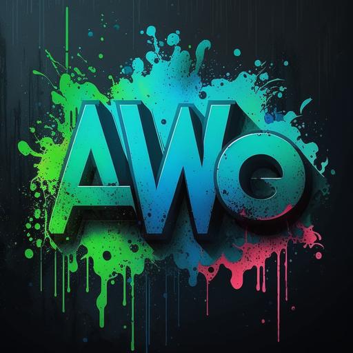 The logo would be bright pink or green to create the neon effect. The background could be black or dark blue to highlight the logo and create contrast. To emphasize the urban nature of graffiti, the logo and background could be designed with spray paint-like effects, such as shading, gradients, or drip effects. Additional elements related to AWO's work could also be added, such as symbols of social justice or solidarity. Overall, the neon-colored graffiti design would provide a modern and dynamic representation of the AWO logo while emphasizing the values and work of the organization.