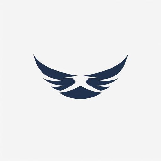 Thunderbird Aircrafts Inc. logo, vector, logo design, flat, line draw, simple, icon, minimalist, white background