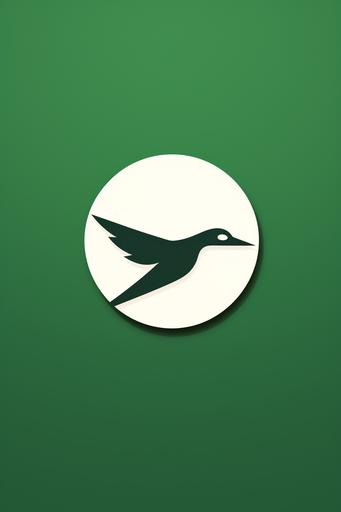 Thunderbird email app logo in the style of the lacoste alligator, encircled, minimalist, simplistic, by bill traylor, eddie jones, art of the ivory coast, divisionism --ar 2:3
