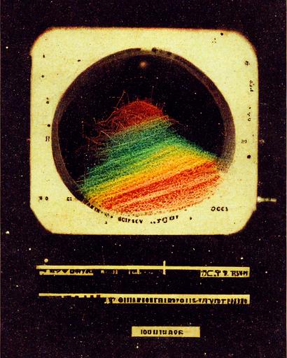 spectrograph of a dog chew toy, scientific imaging, vintage, retro, declassified nasa documents --ar 17:22